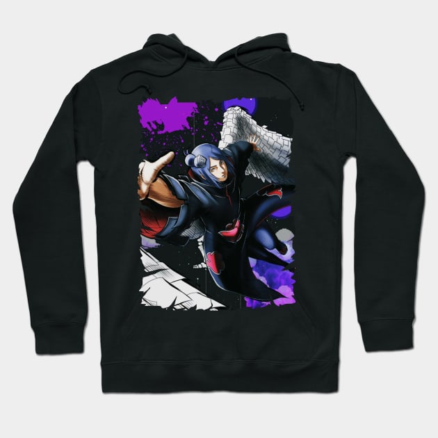 KONAN ANIME MERCHANDISE Hoodie by julii.draws